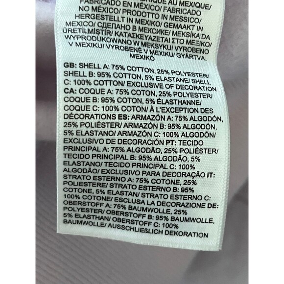 The North Face Women's Hoodie XS Lavender Purple Silver Metallic Foil Logo NWT - Picture 9 of 9